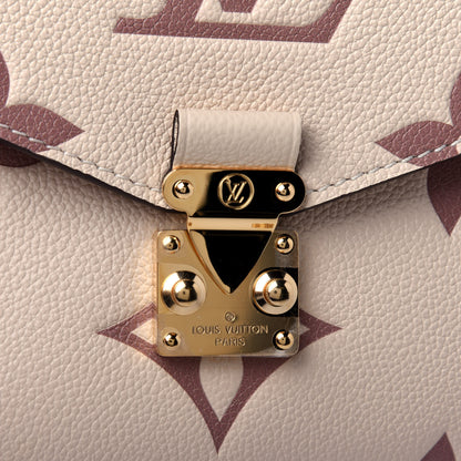 Louis Vuitton Empreinte Monogram Giant Pochette Metis Creme Bois De Rose 9 of 12
