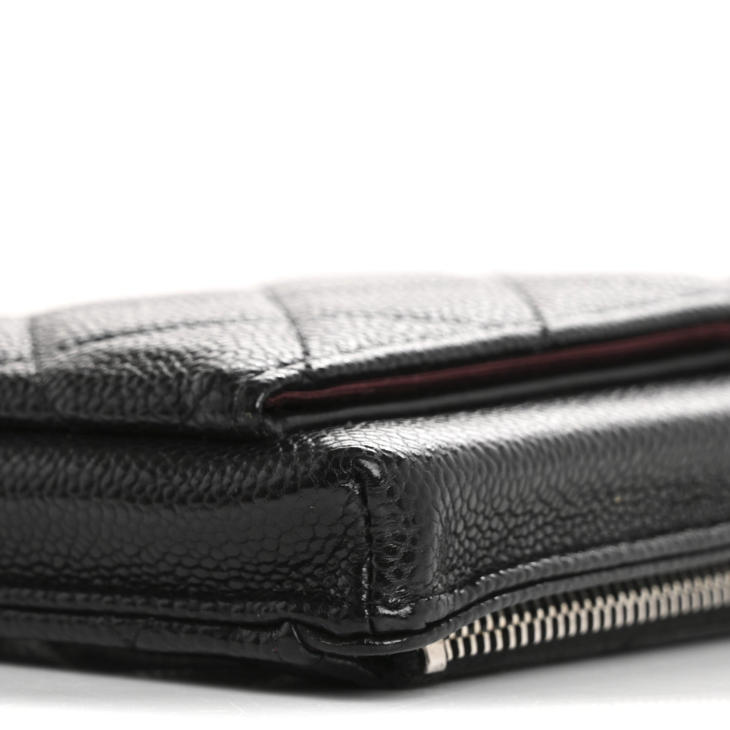 Chanel Caviar Quilted Zip Phone Case Black 10 of 14