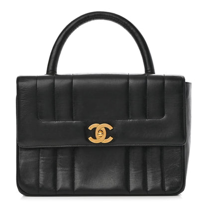 Chanel Lambskin Vertical Quilted Kelly Flap Bag Black 1 of 13