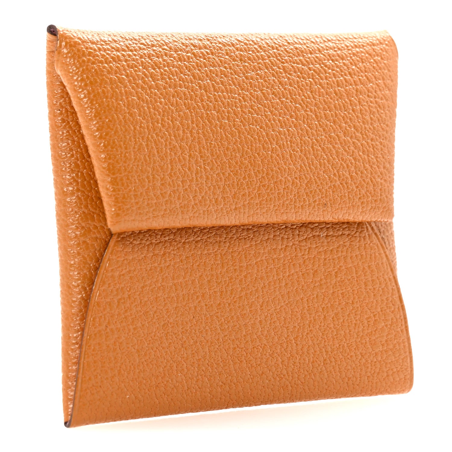 Hermes Chevre Mysore Bastia Verso Coin Purse Caramel Mauve Sylvestre 3 of 7