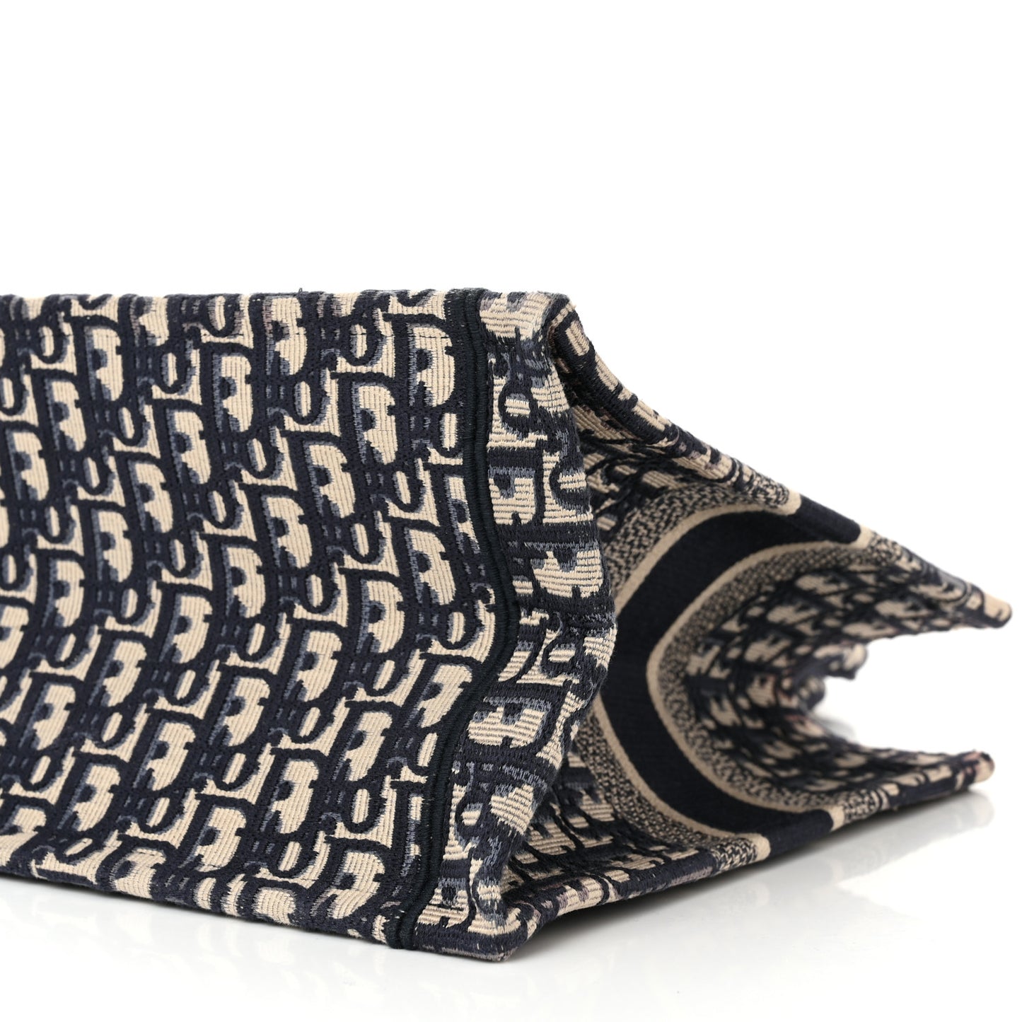 Oblique Medium Book Tote Blue Multicolor