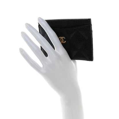 Chanel Caviar Quilted Card Holder Black 2 of 10