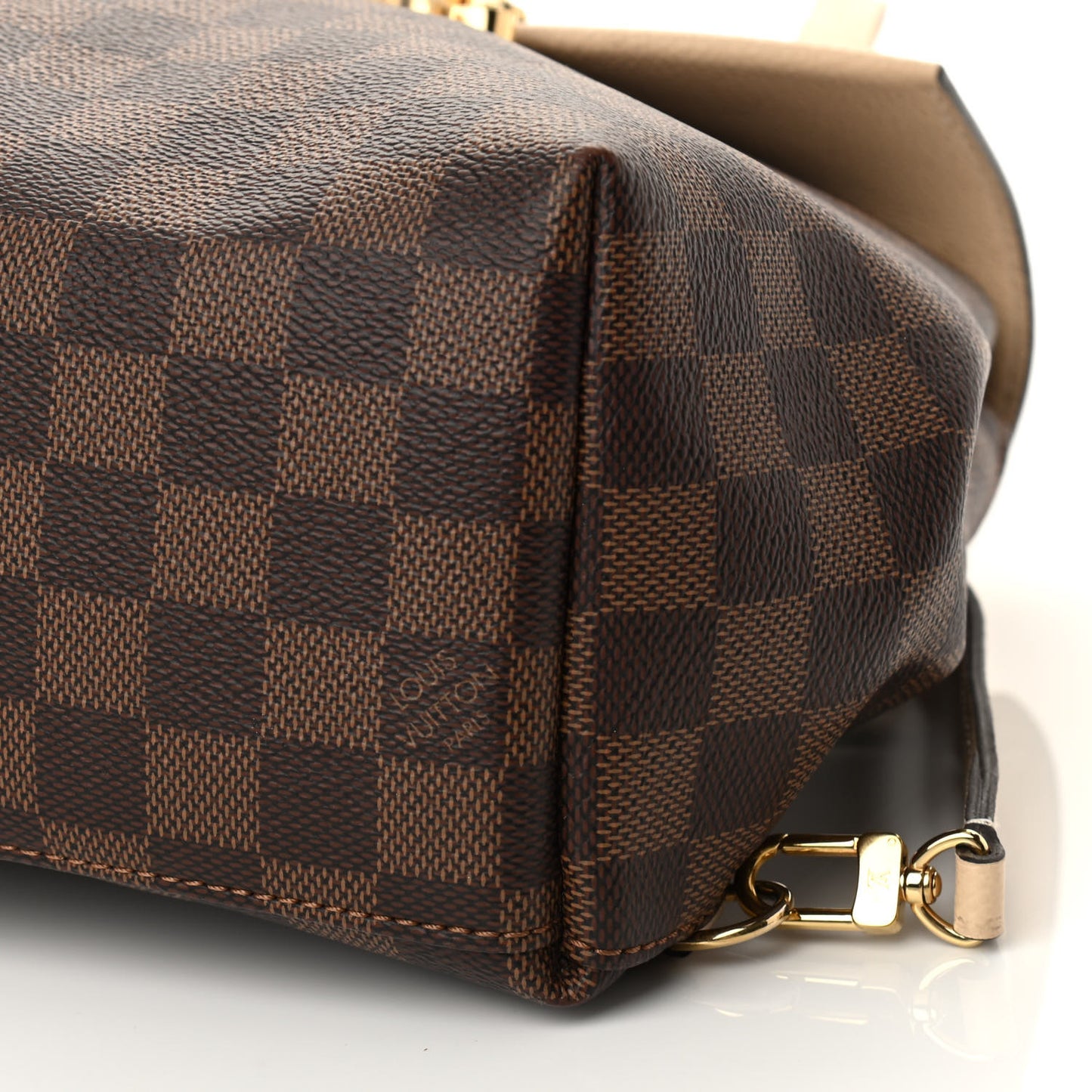 Damier Ebene Clapton Backpack Creme