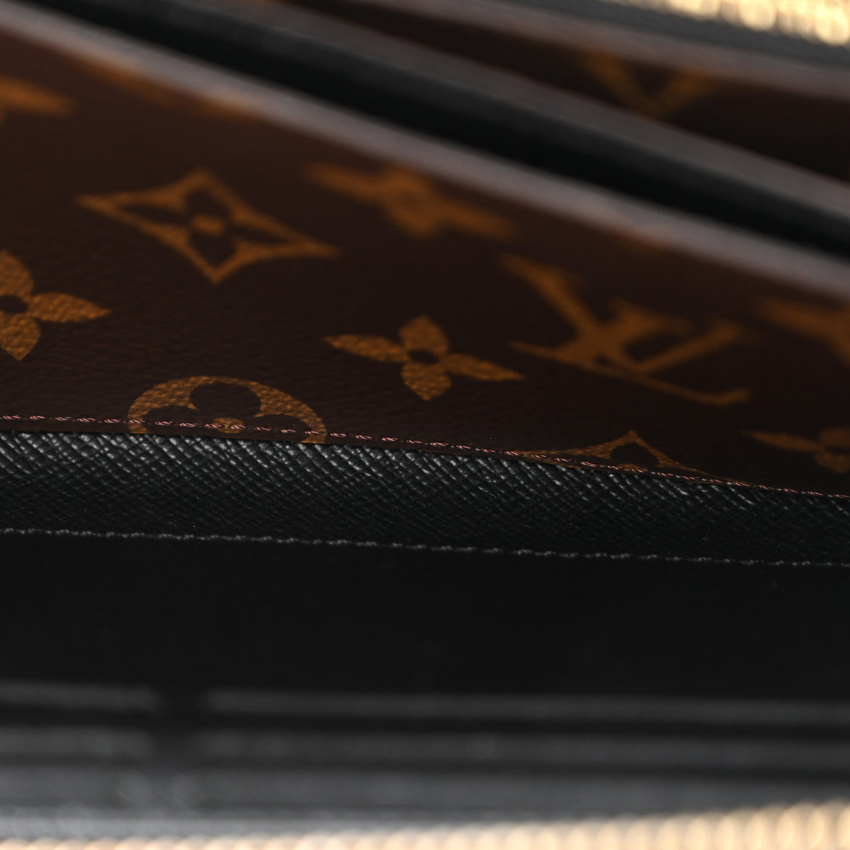 Louis Vuitton Monogram Zippy Retiro Wallet Black 7 of 12