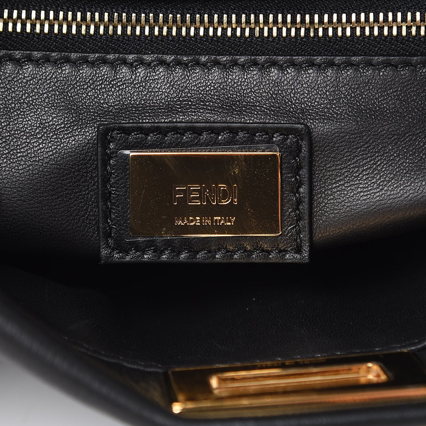 Nappa Mini Peekaboo Iconic Satchel Black