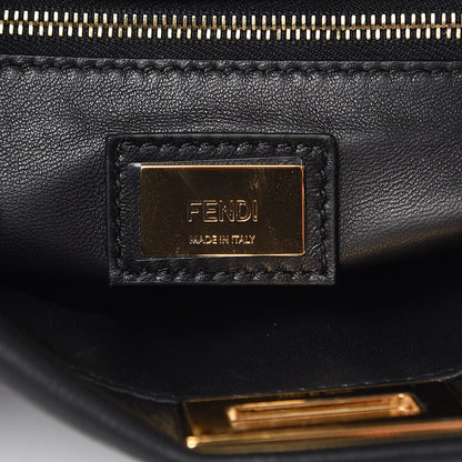 Fendi Nappa Mini Peekaboo Iconic Satchel Black 5 of 11
