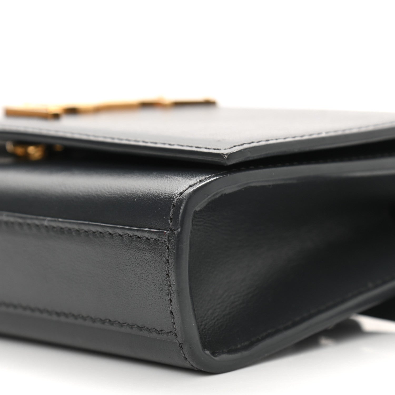 Saint Laurent Smooth Calfskin Monogram Kate Belt Bag Marine 8 of 10