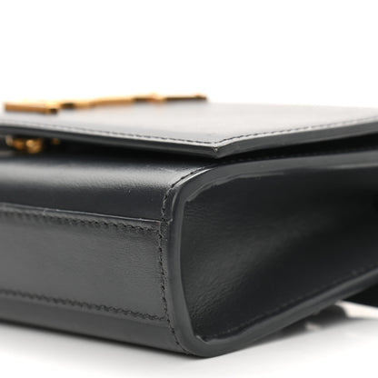 Saint Laurent Smooth Calfskin Monogram Kate Belt Bag Marine 8 of 10
