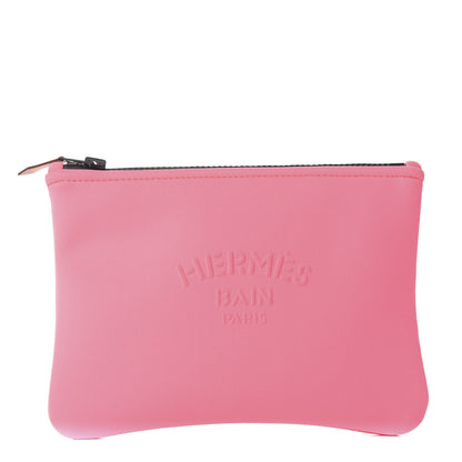 Hermes Neoprene Neobain Small Case Rose Azalee 1 of 16