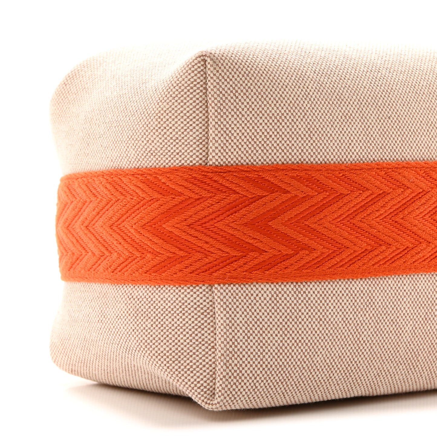 Canvas Small Bride-A-Brac Pouch Natural Orange