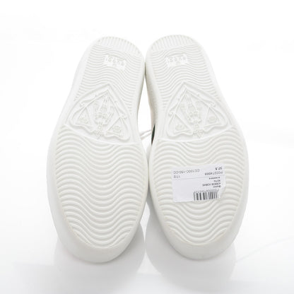 Gucci Calfskin Ayers Web Heart Embroidered Ace Sneakers 37.5 White 5 of 6