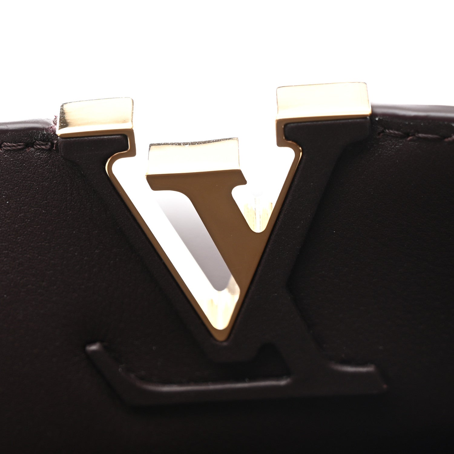 Louis Vuitton Smooth Calfskin Capucines MM Souple Chocolate 11 of 11