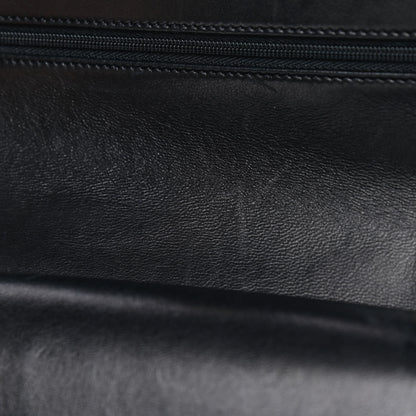 Chanel Lambskin Quilted Medium Double Flap Black 12 of 16