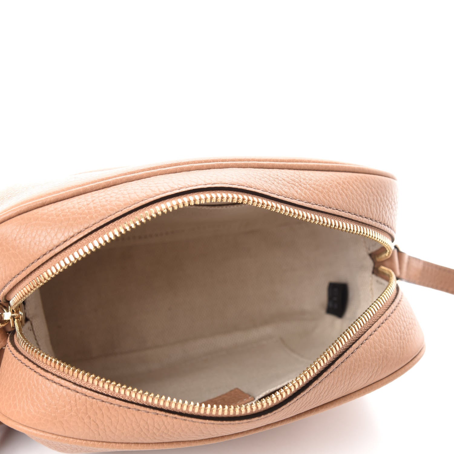 Gucci Pebbled Calfskin Small Soho Disco Bag Rose Beige 5 of 12