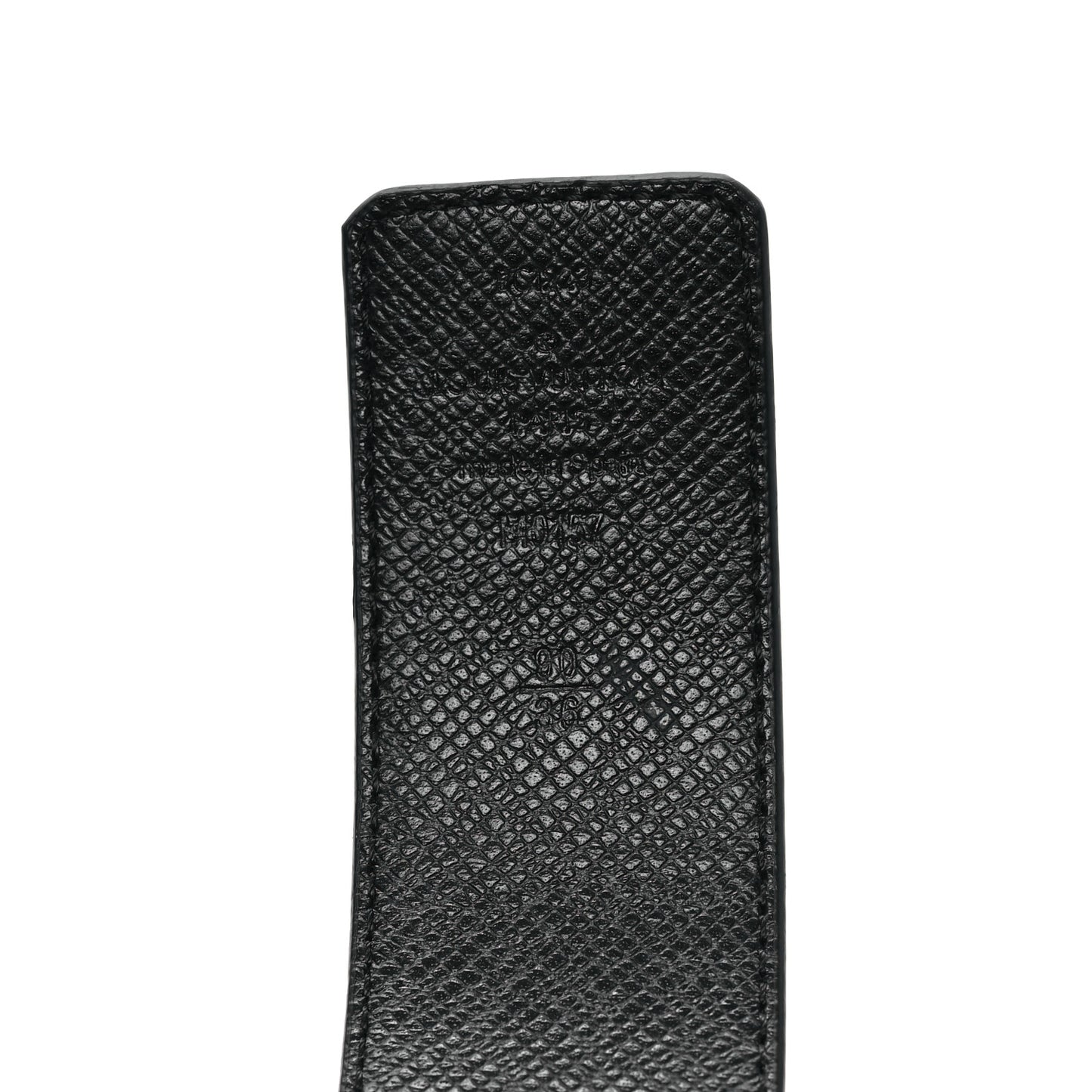 Monogram Eclipse Taigarama 40mm LV Initiales Reversible Belt 90 36 Black