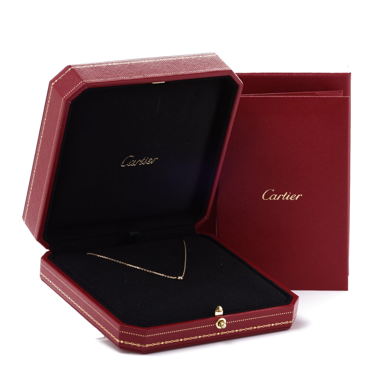 18K Yellow Gold Diamond XS D'Amour Pendant Necklace