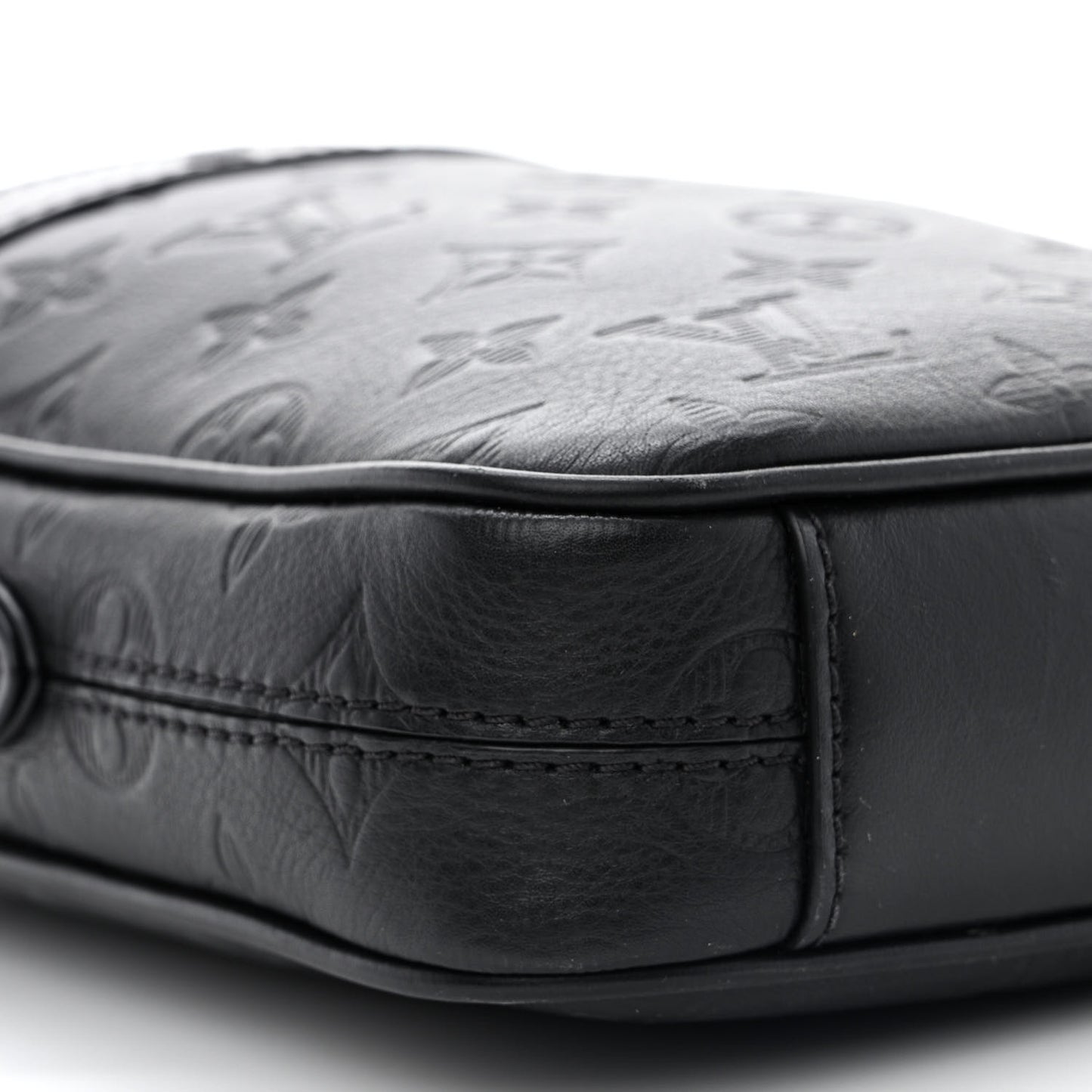 Calfskin Monogram Shadow Danube PM Black