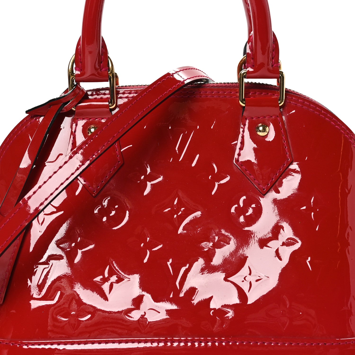 Louis Vuitton Vernis Alma BB Rose Indien 7 of 9