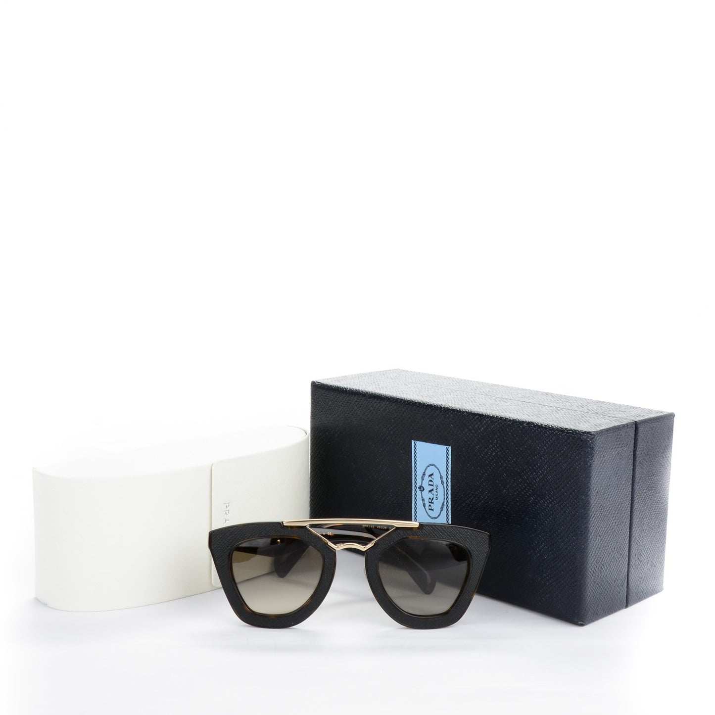 Saffiano Cinema Sunglasses SPR 14S Havana