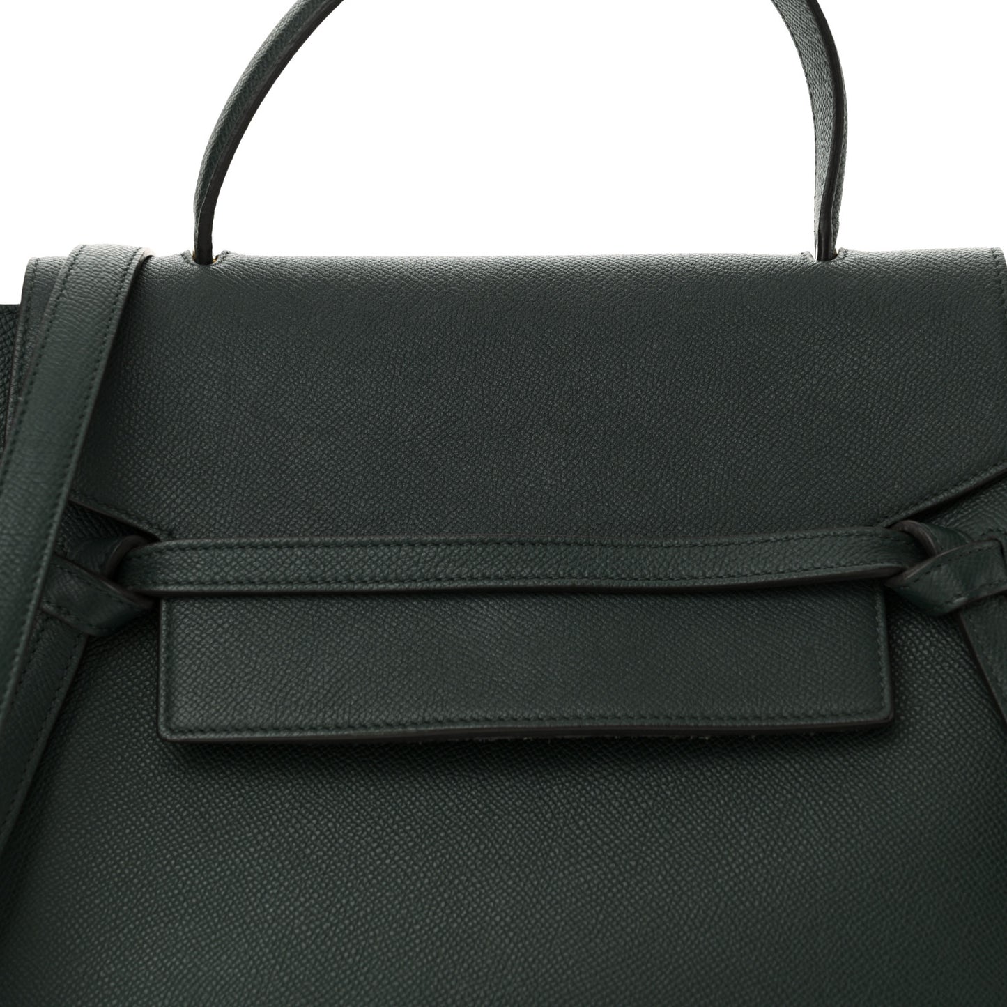 Grained Calfskin Mini Belt Bag Amazone