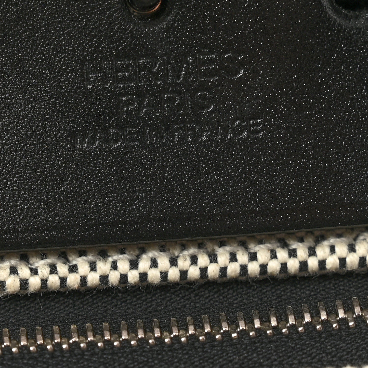 Hermes Toile H Berline Vache Hunter Herbag Zip PM 31 Black Ecru 7 of 12
