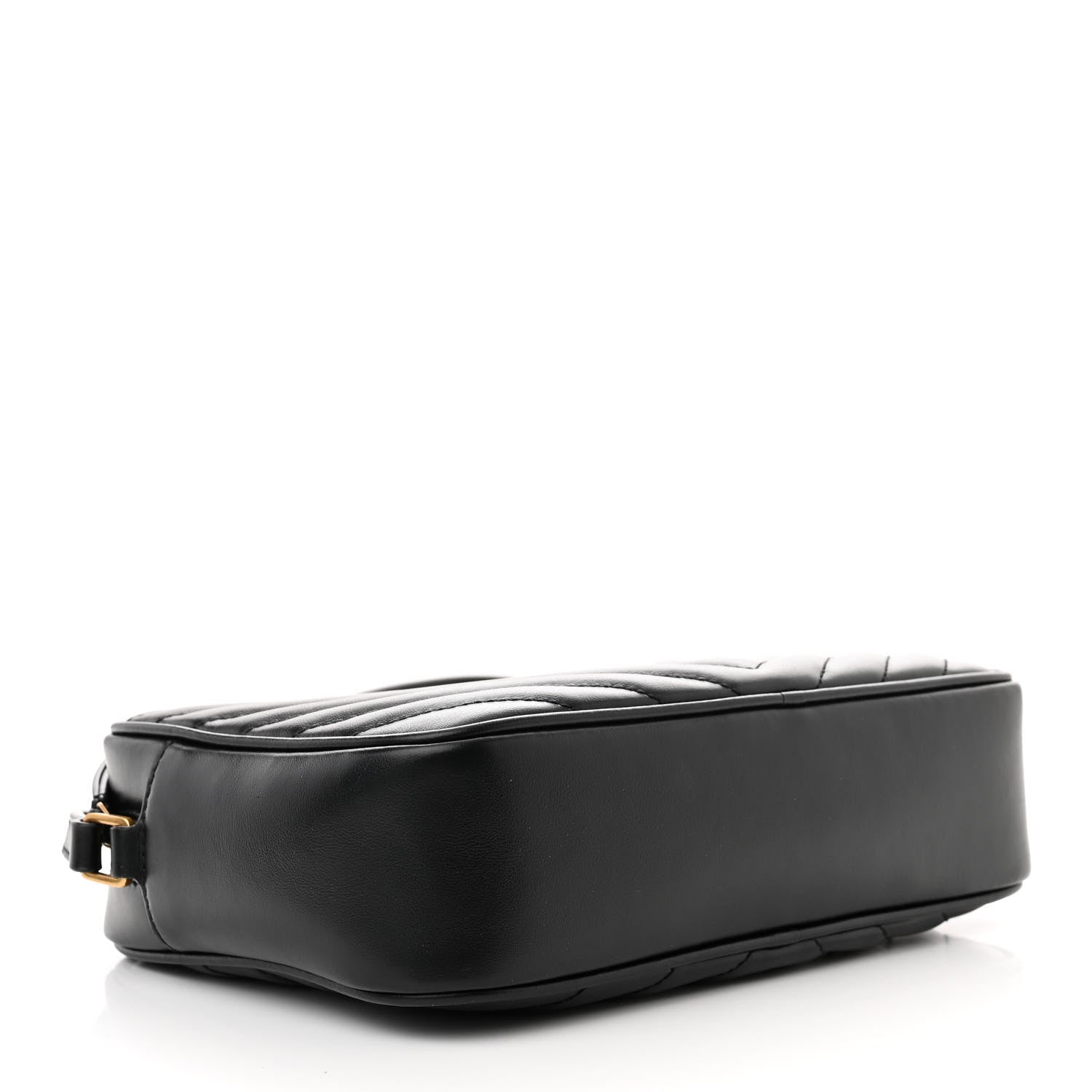 Saint Laurent Calfskin Matelasse Monogram Lou Camera Bag Black 4 of 10