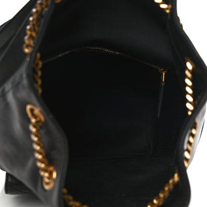Saint Laurent Lambskin Matelasse Monogram Joe Backpack Black 9 of 19