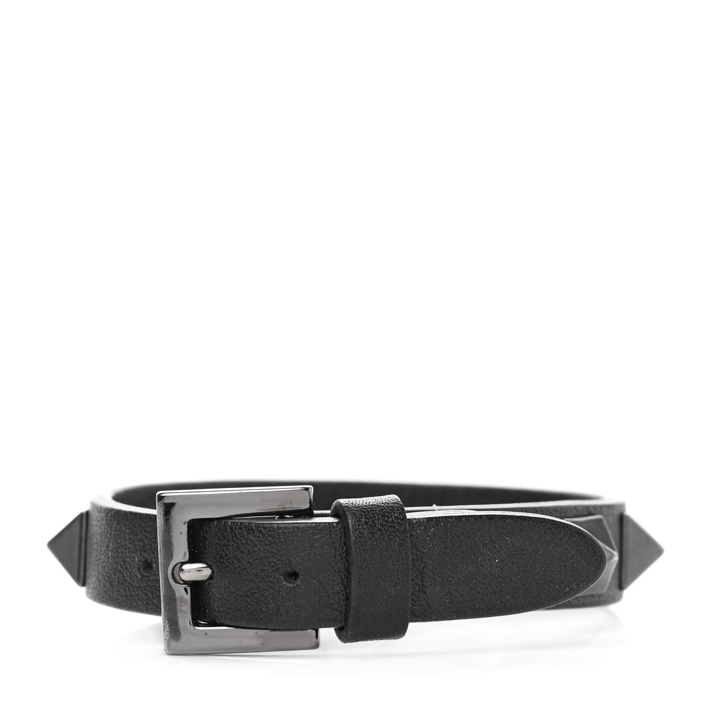 Vitello Rockstud Bracelet Black