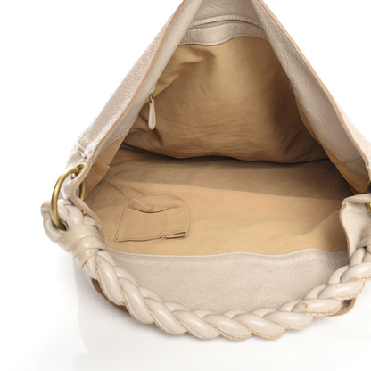 Bottega Veneta Cervo Intrecciato Shoulder Bag Pergamena 5 of 9