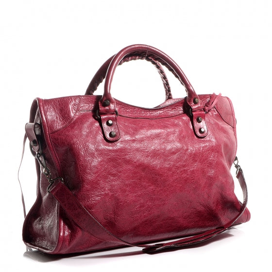 Balenciaga Agneau City Pourpre 3 of 11