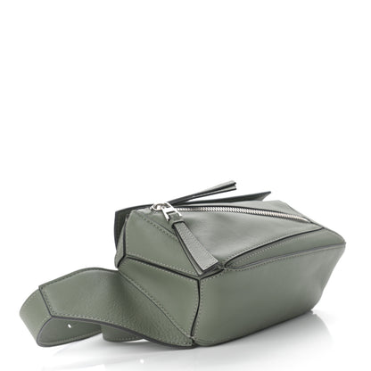 Loewe Calfskin Mini Puzzle Bumbag Dark Sage 4 of 10