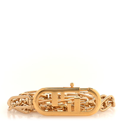 Fendi Metal O'Lock Strap You Gold 1 of 4