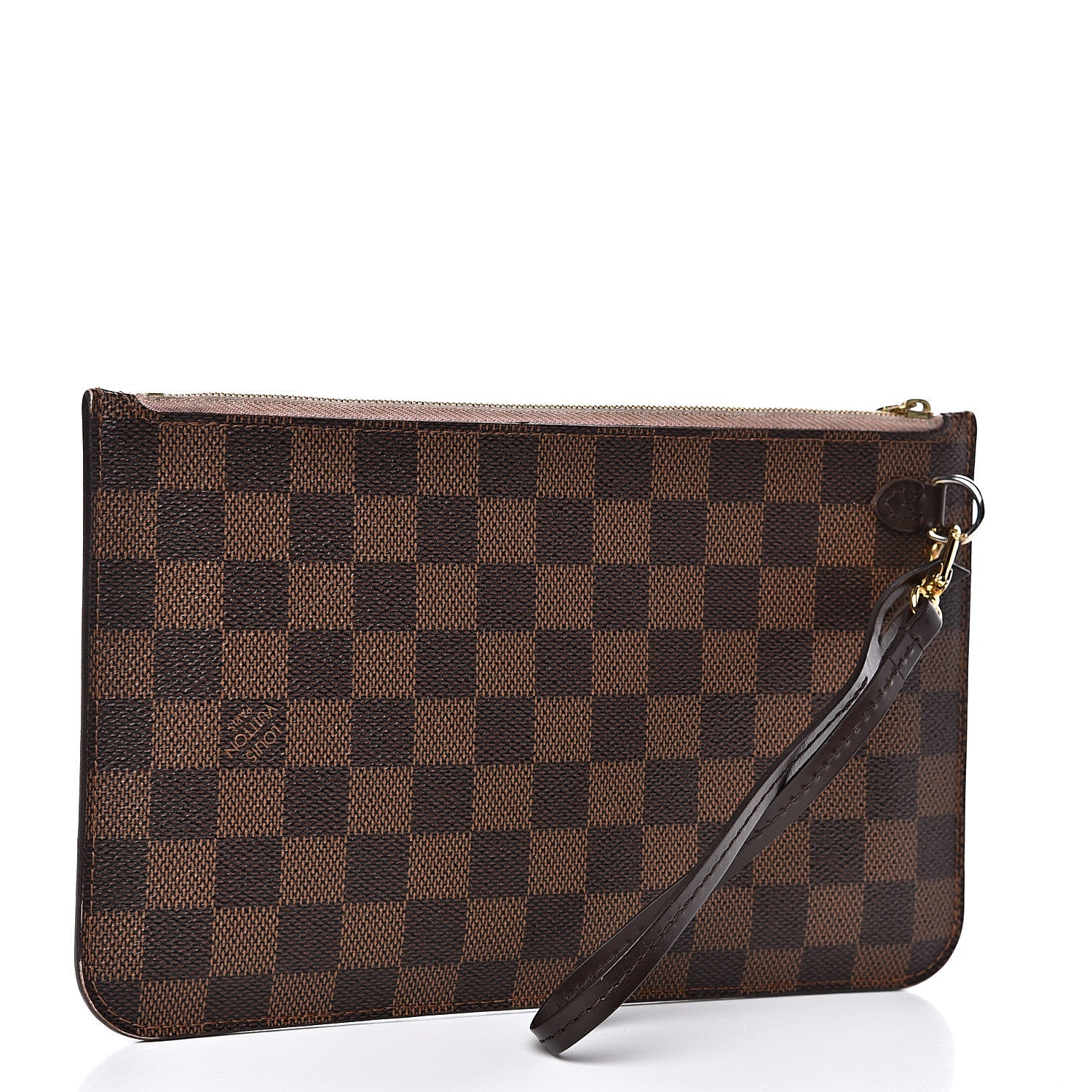 Louis Vuitton Damier Ebene Neverfull MM GM Pochette Rose Ballerine 3 of 13