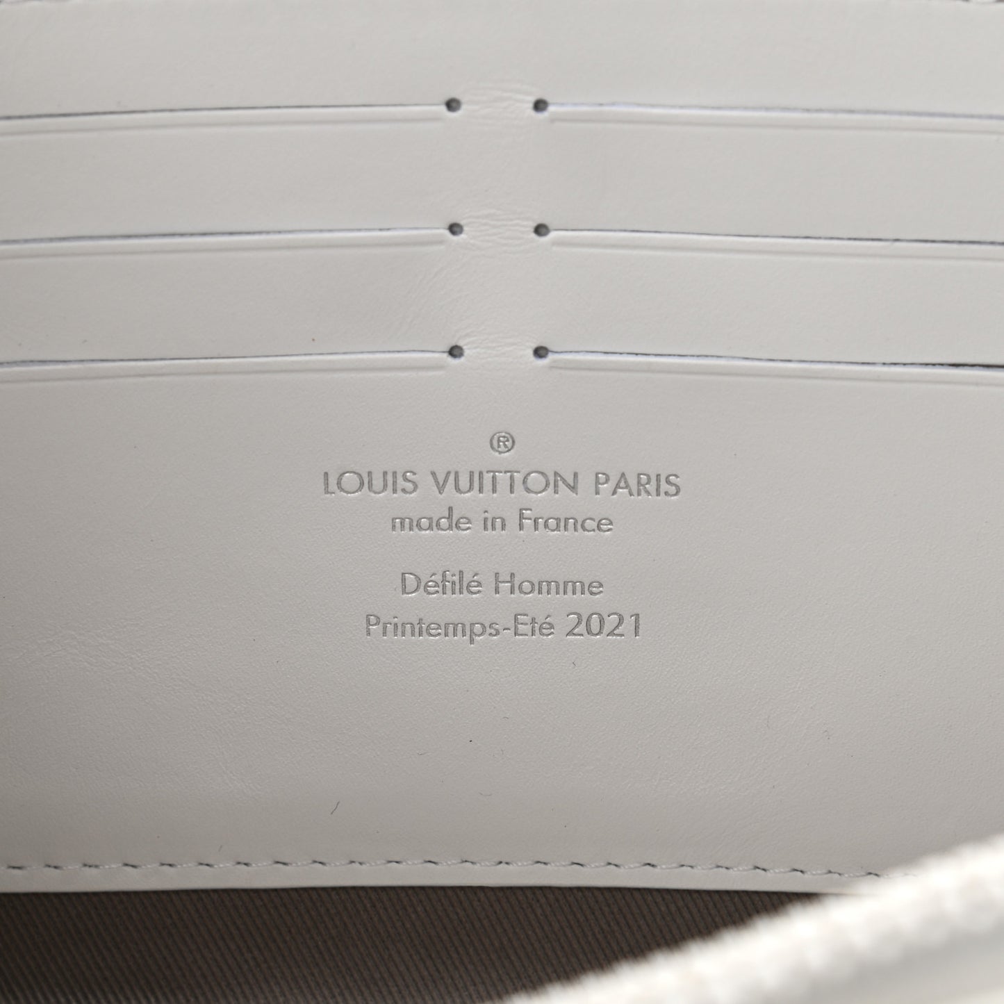 Taurillon Monogram LV Friends Soft Trunk Wallet White