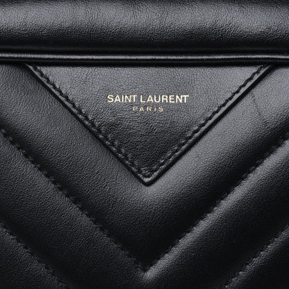 Saint Laurent Calfskin Matelasse Joan Camera Bag Black 13 of 14