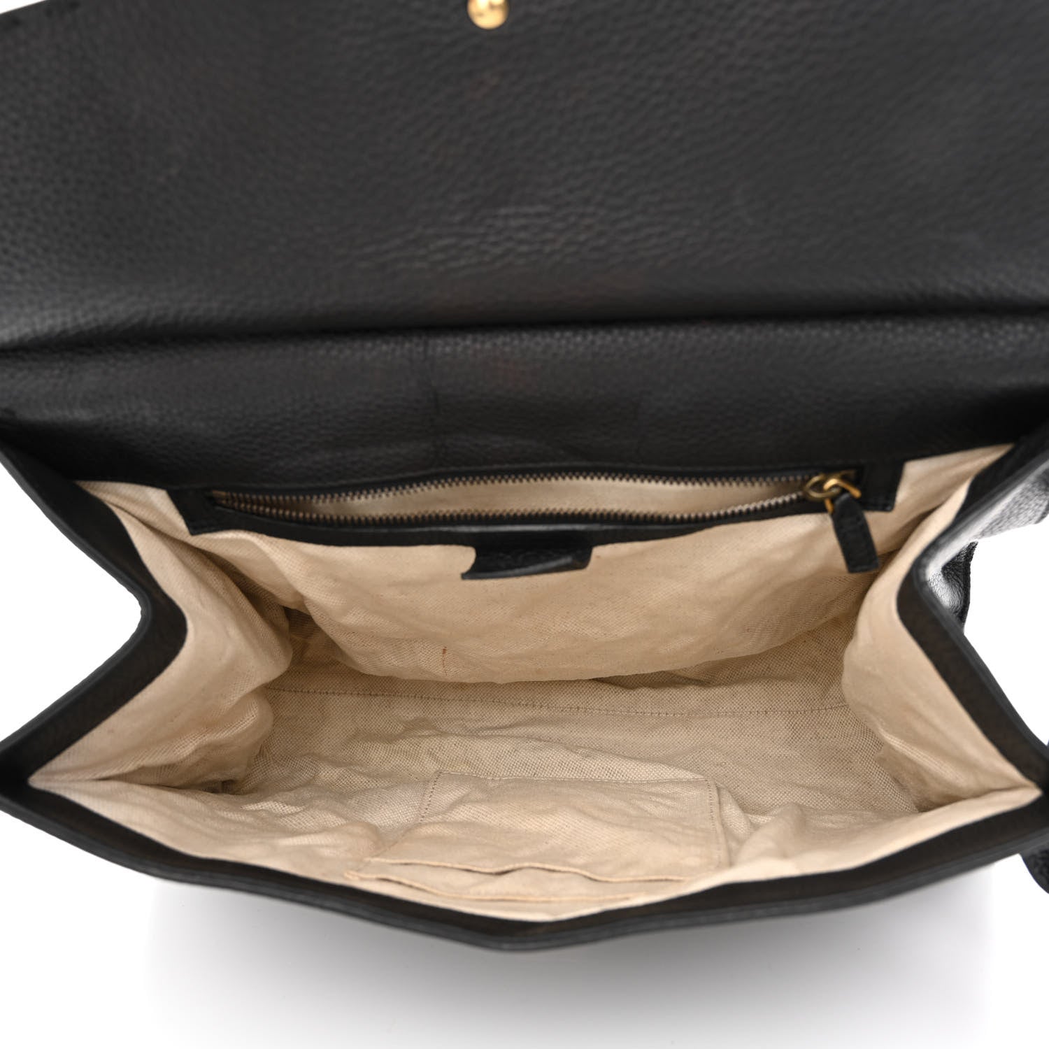 Gucci Calfskin Small GG Marmont Top Handle Bag Black 5 of 15
