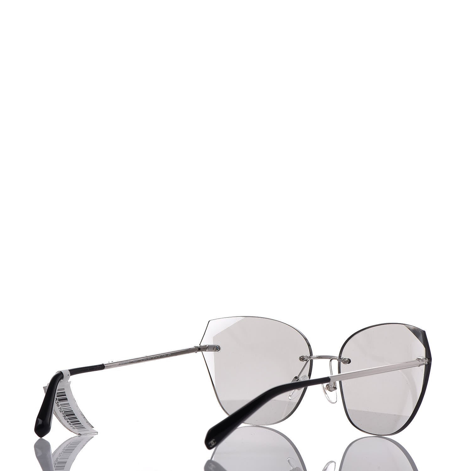 Chanel Cat Eye Sunglasses 4237 Silver 4 of 7