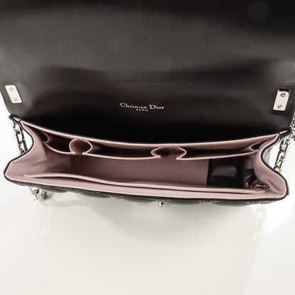 Christian Dior Lambskin Cannage Medium Miss Dior Flap Black 2 of 10