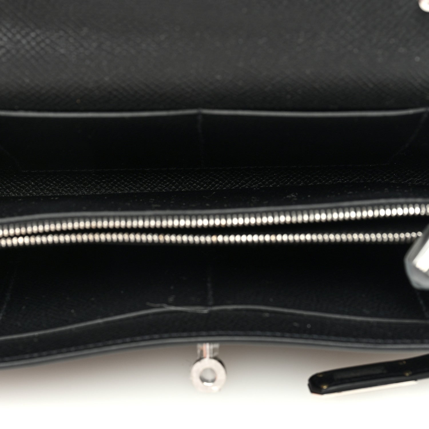 Hermes Epsom Kelly Wallet To Go Black 6 of 11