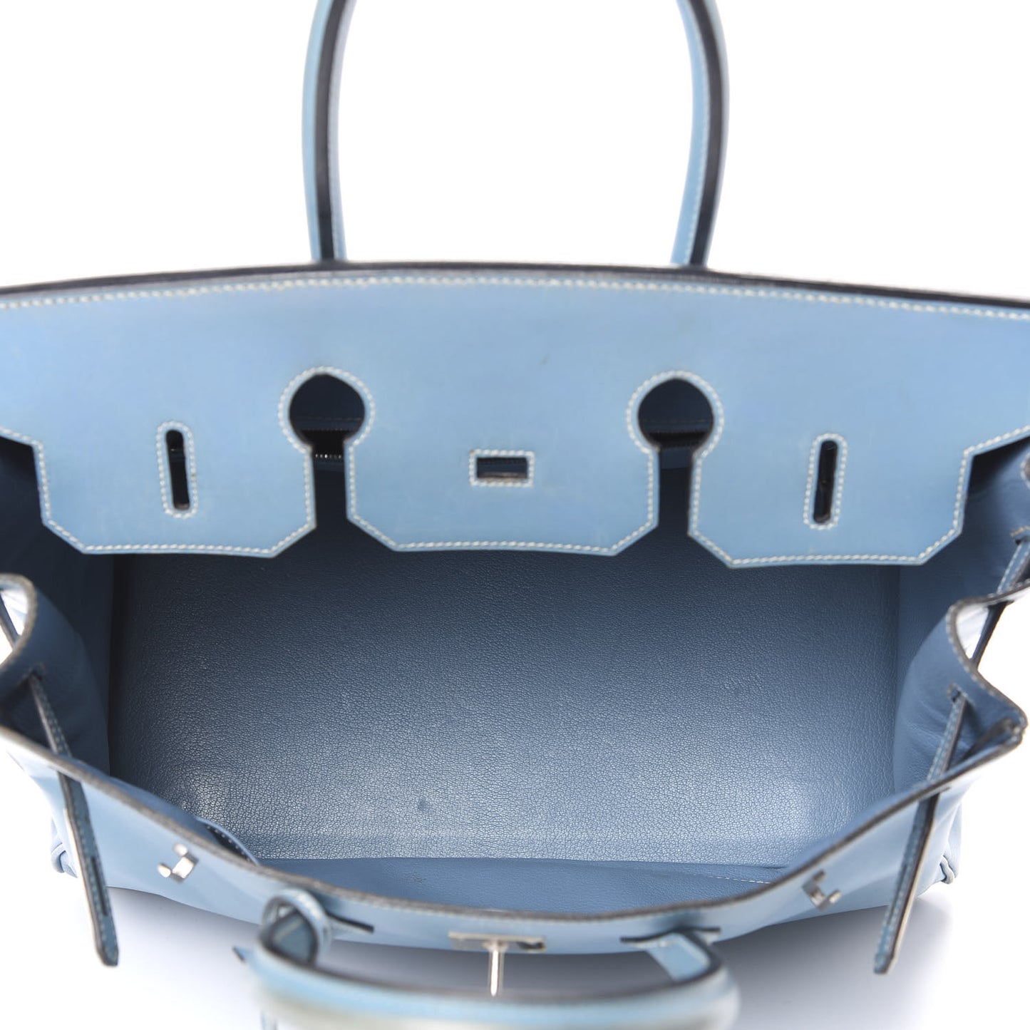 Box Birkin 35 Blue Jean