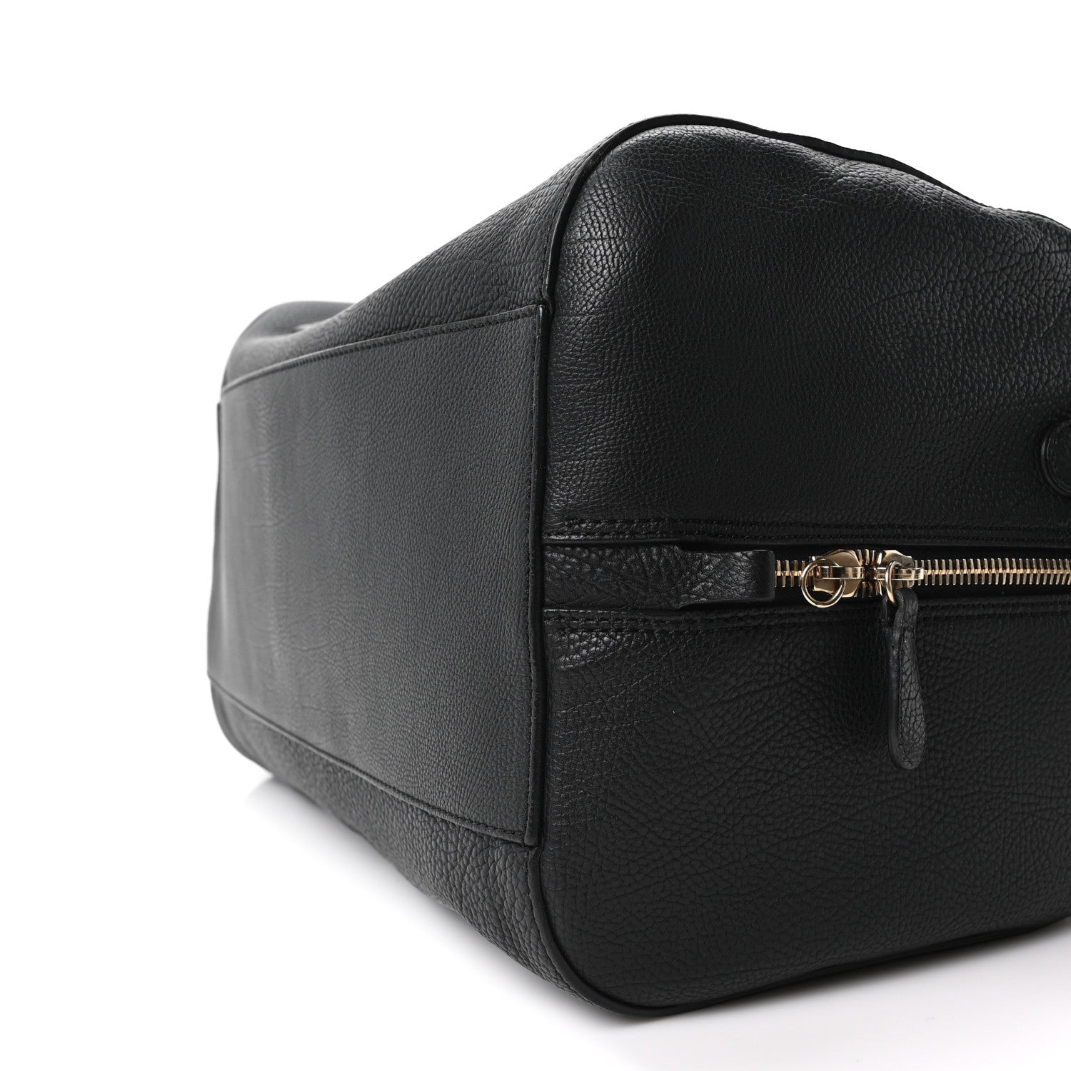 Balenciaga Grained Calfskin Tube Boston Bag Black 1848005