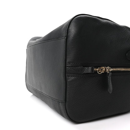 Balenciaga Grained Calfskin Tube Boston Bag Black 11 of 11