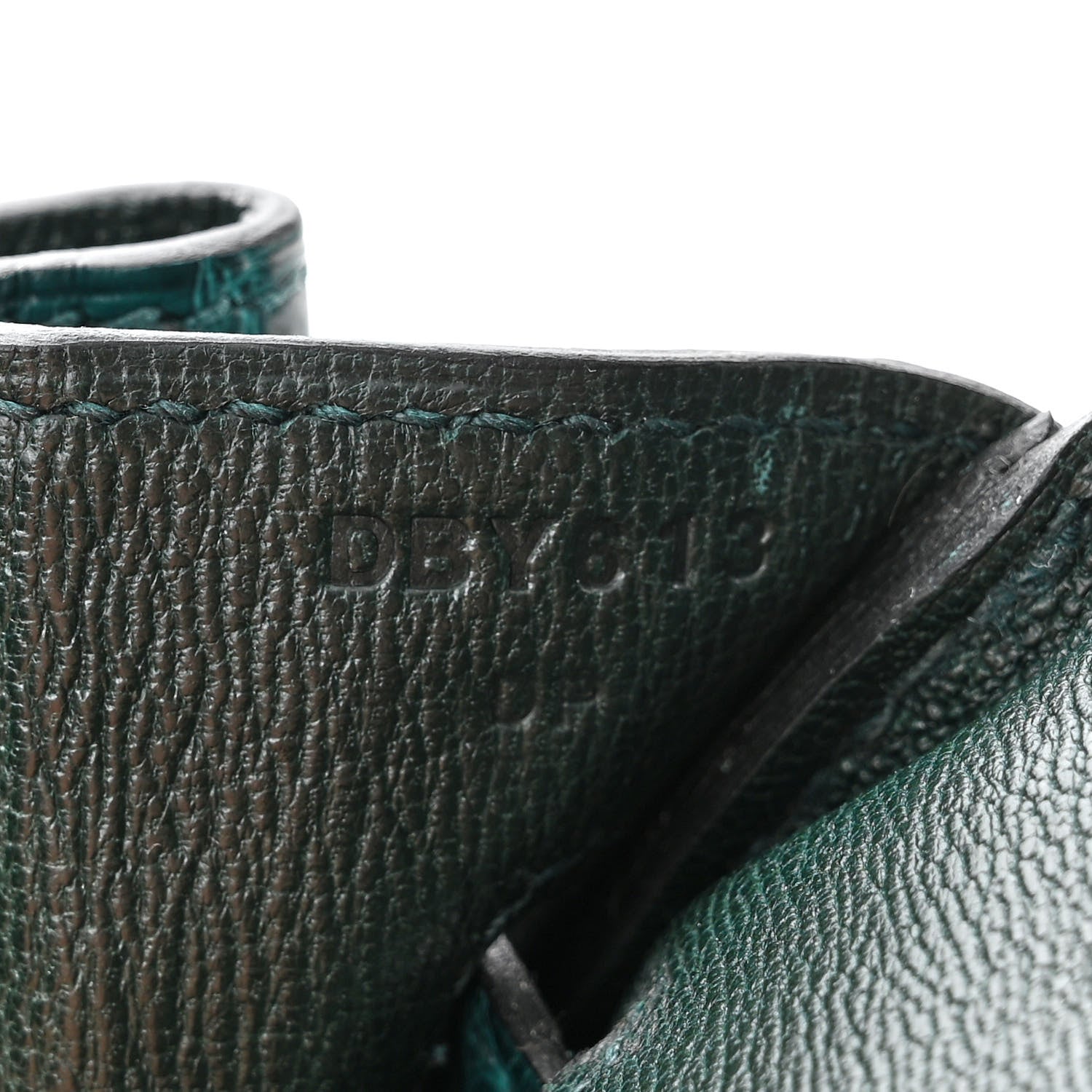 Hermes Matte Alligator Birkin 30 Vert Cypress 7 of 12