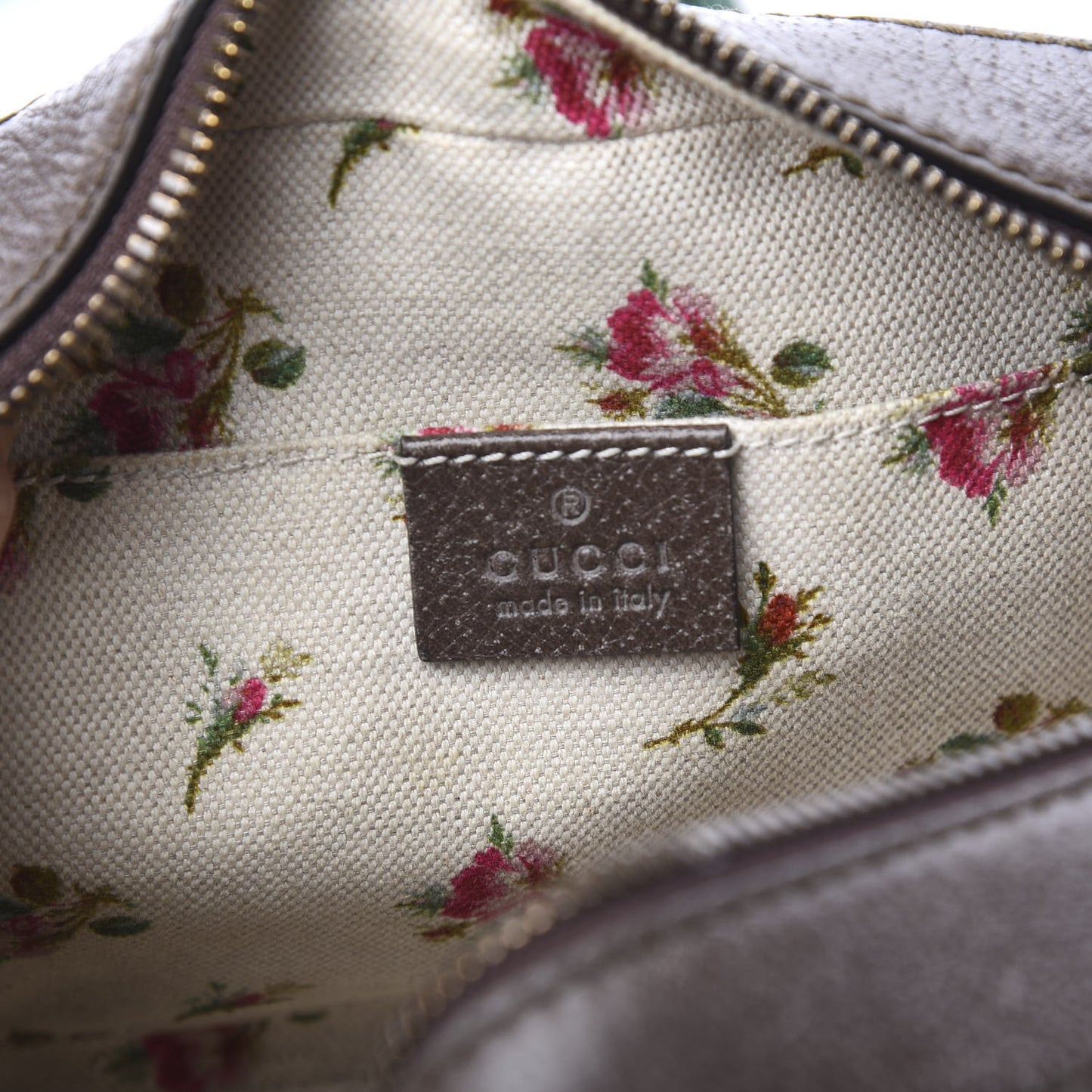 GG Supreme Monogram Web Neo Vintage Shoulder Bag Beige New Acero Crop