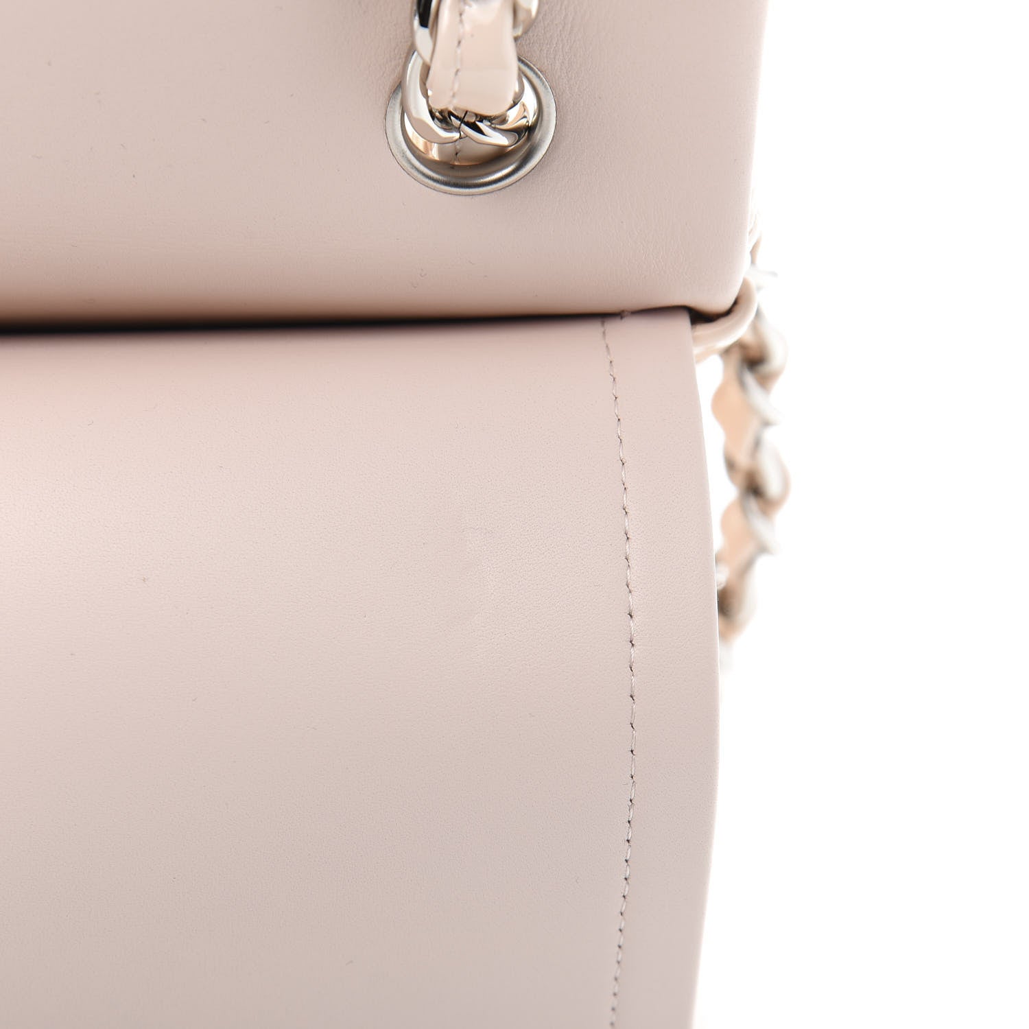 Chanel Patent Quilted Jumbo Double Flap Light Pink 9 of 12