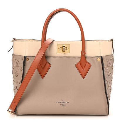 Louis Vuitton Calfskin Monogram Tufting On My Side Galet 1 of 9
