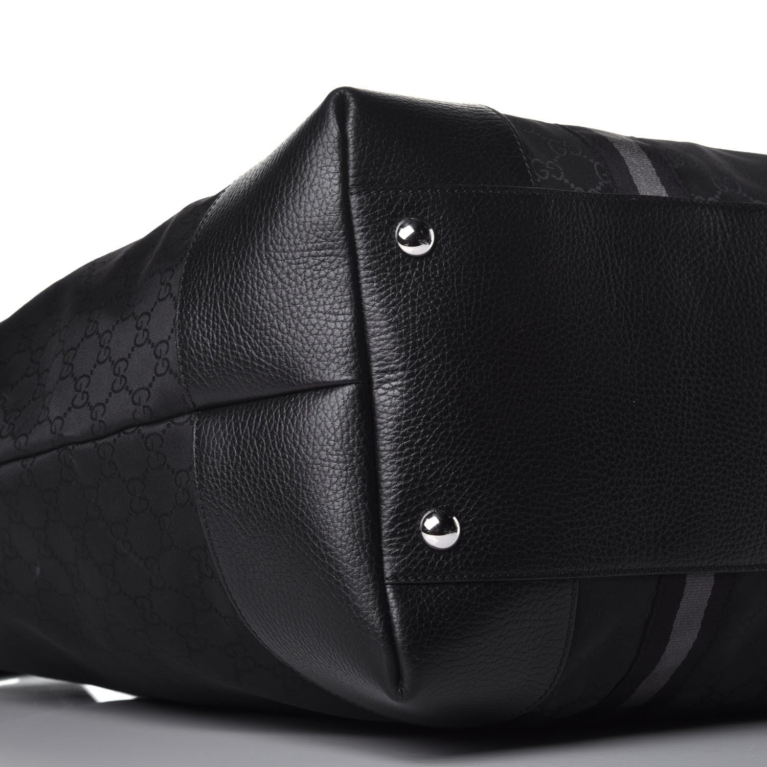 Gucci Nylon Monogram XL Duffle Bag Black 8 of 9