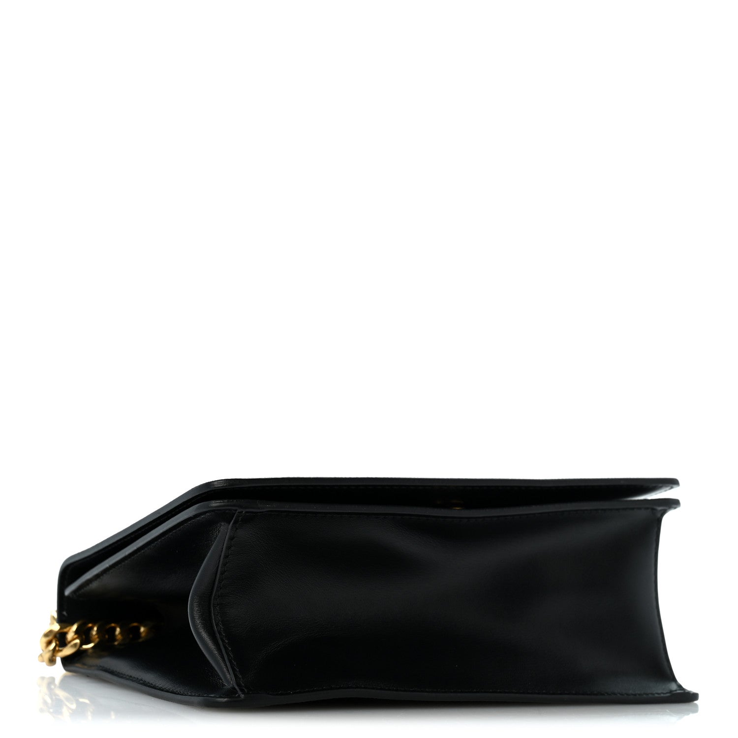 Prada Saffiano Chain Shoulder Bag Black 4 of 11