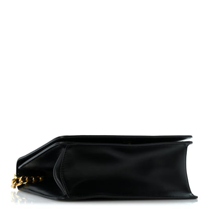 Prada Saffiano Chain Shoulder Bag Black 4 of 11