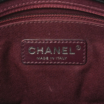 Chanel Aged Calfskin Quilted CC Square Flap Black 6 of 9